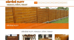 Desktop Screenshot of drevoploty.cz
